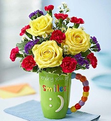 Mugable Sending Big Smiles Flower Power, Florist Davenport FL